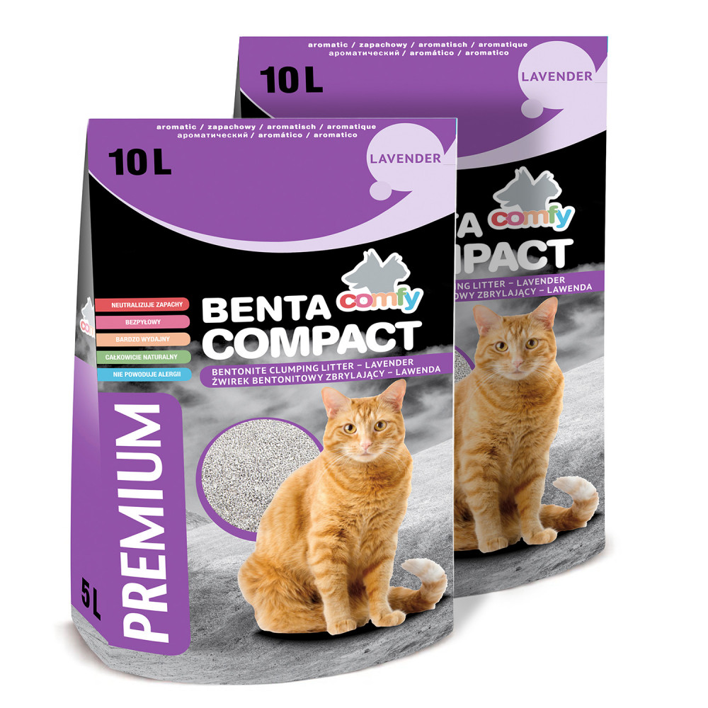 COMFY ŻWIR BENTA COMPACT LAWENDA 2X10L COMFY ŻWIR BENTA COMPACT LAWENDA 2X10L
