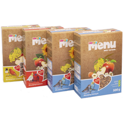 COMFY MENU POKARM DLA PAPUG FALISTYCH OWOCOWY 500 g