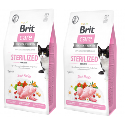 BRIT CARE CAT GRAIN-FREE STERILIZED SENSITIVE 2 x 7KG