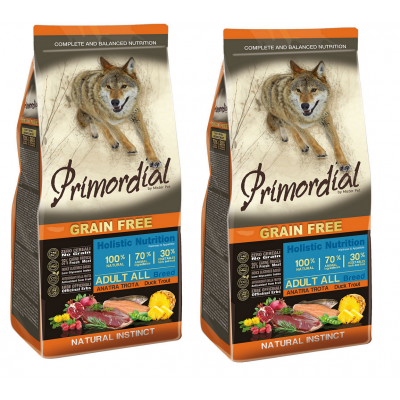PRIMORDIAL ADULT KACZKA & PSTRĄG 2 x 12 KG