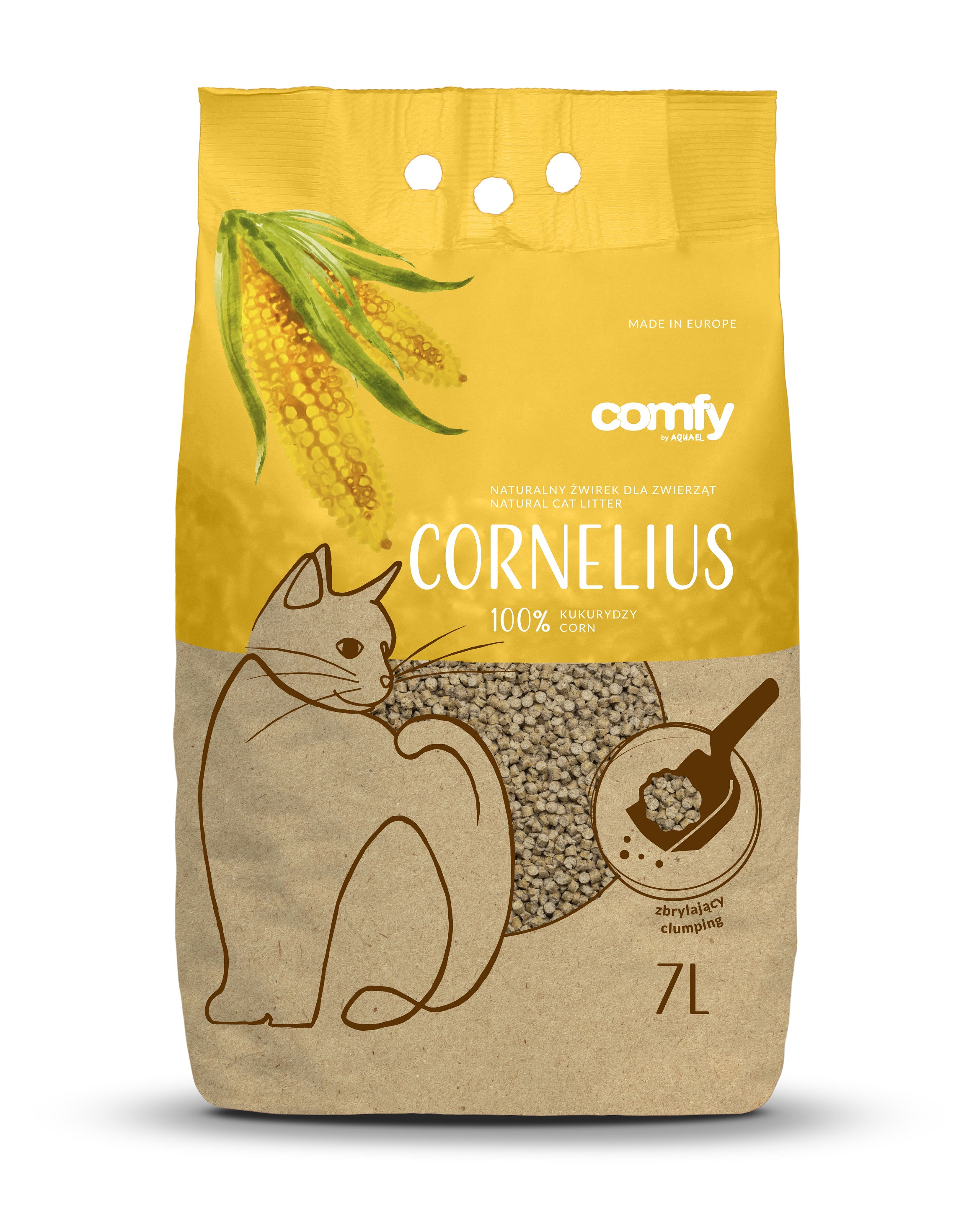 ŻWIREK KUKURYDZIANY COMFY CORNELIUS 7L NATURAL