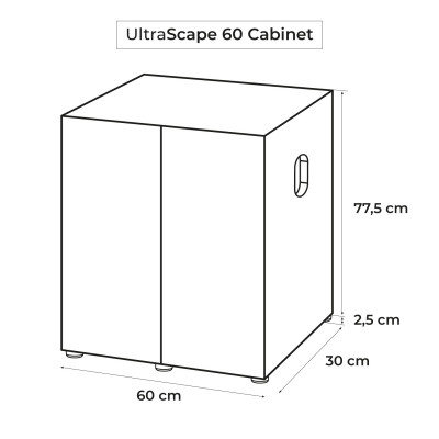 AQUAEL SZAFKA ULTRASCAPE 60 SNOW