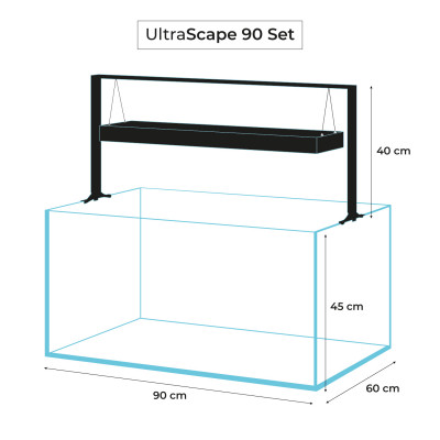 AQUAEL ULTRASCAPE 90 ZESTAW+SZAFKA FOREST