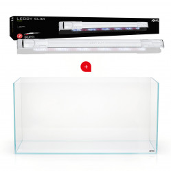 AQUAEL OPTI TANK 100 + LEDDY SLIM 36W PLANT BIAŁY