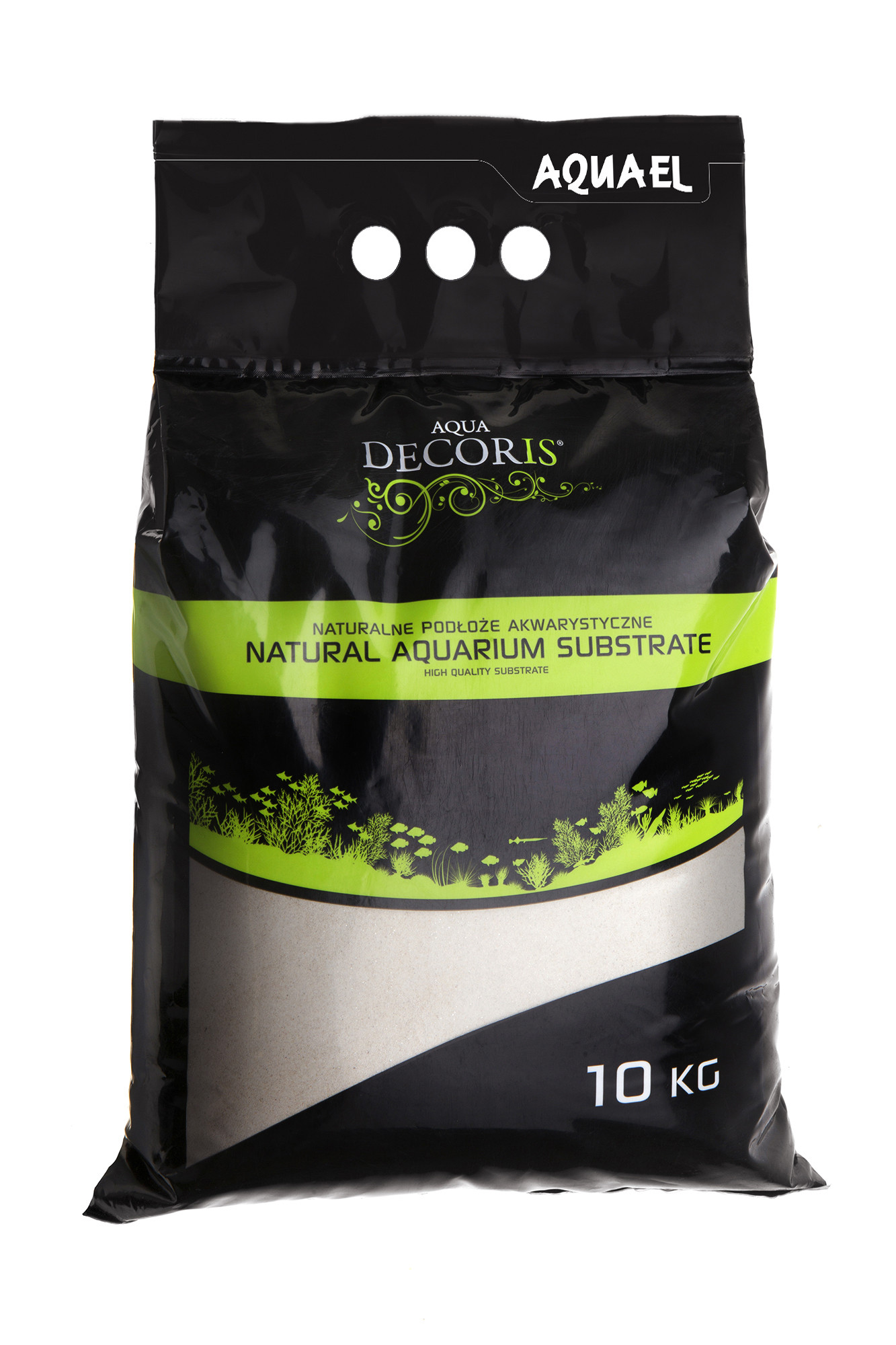 AQUAEL PIASEK KWARCOWY 0,1-0,3 MM 10KG