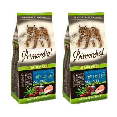 KARMA SUCHA PRIMORDIAL ADULT ŁOSOŚ&TUŃCZYK 2x2 KG