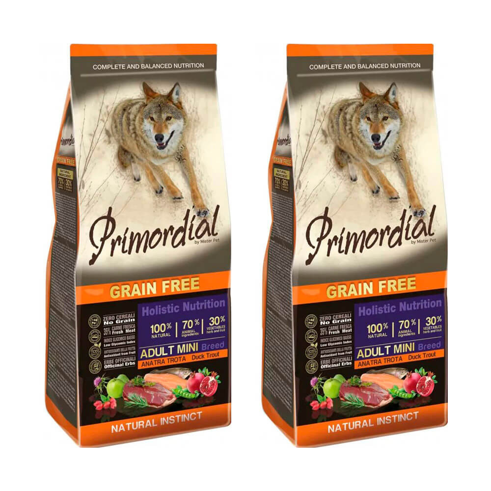 KARMA SUCHA PRIMORDIAL ADULT MINI KACZKA & PSTRĄG 2x2 KG