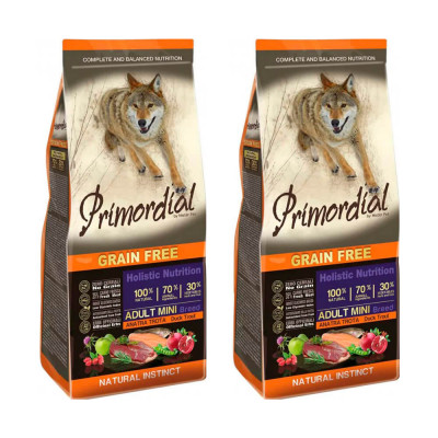 KARMA SUCHA PRIMORDIAL ADULT MINI KACZKA & PSTRĄG 2x2 KG