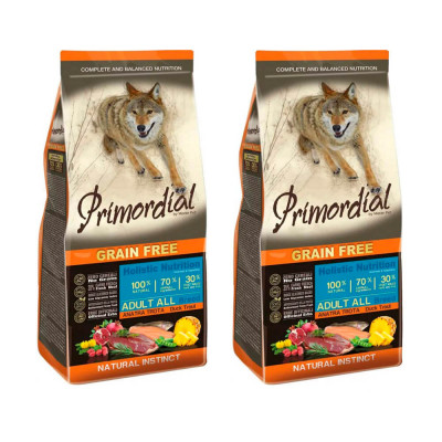 KARMA SUCHA PRIMORDIAL ADULT KACZKA & PSTRĄG 2x2 KG