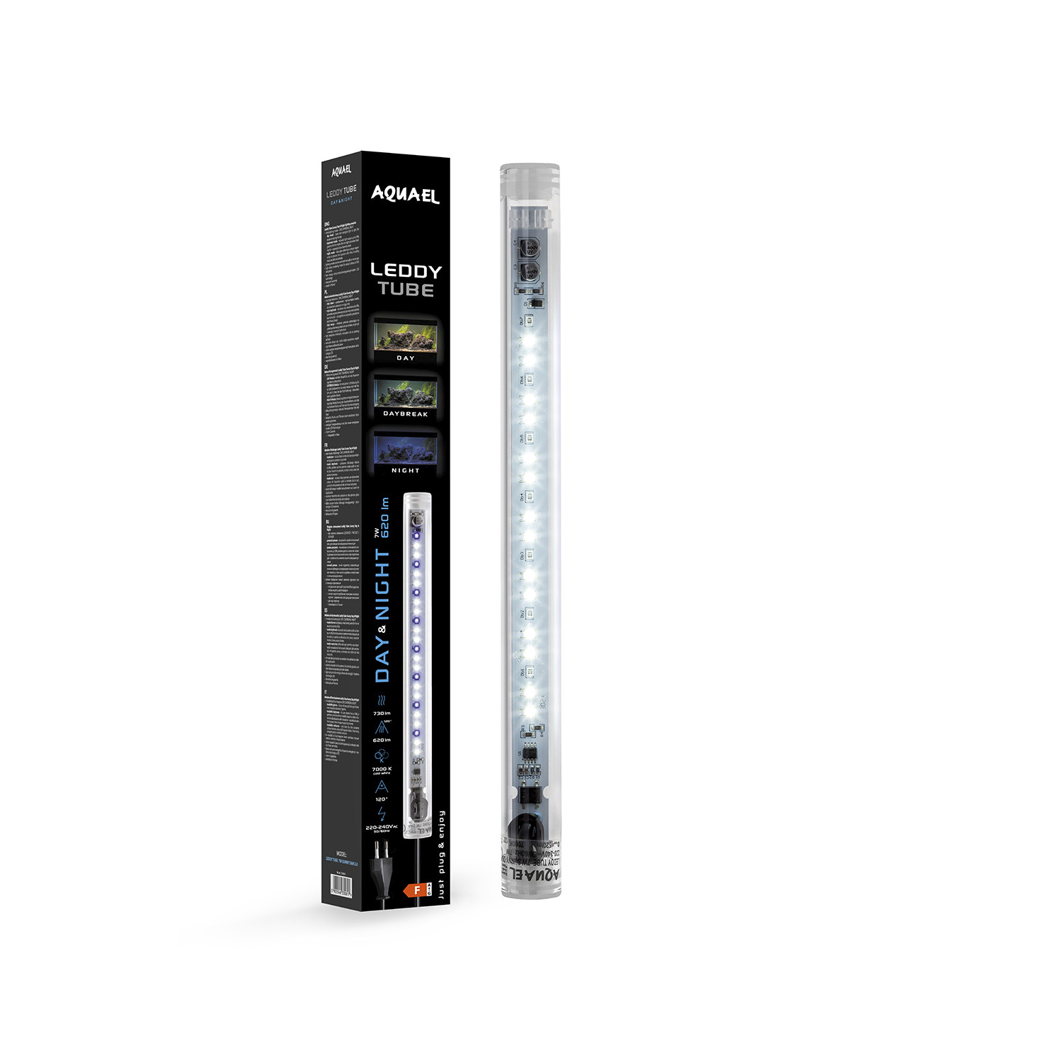 AQUAEL LEDDY TUBE  7W SUNNY D&N 2.0