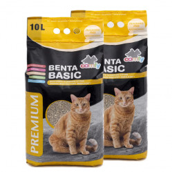 ŻWIREK BENTONITOWY COMFY BENTA BASIC 2X10L