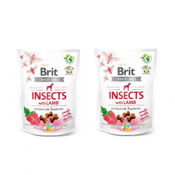 BRIT CARE DOG CRACKER INSECT&LAMB 2x200 G