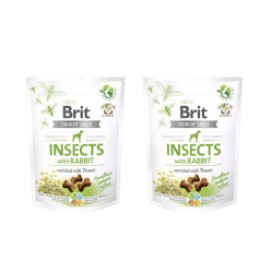 BRIT CARE DOG CRACKER INSECT&RABBIT 2x200 G