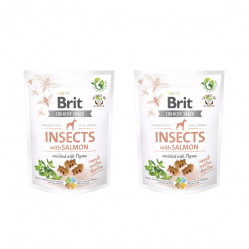 BRIT CARE DOG CRACKER INSECT&SALMON 2x200 G