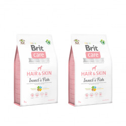 KARMA SUCHA BRIT CARE DOG HAIR&SKIN INSECT&FISH 2x3 KG