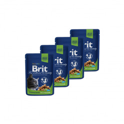 BRIT CAT PREMIUM CHICKEN STERILISED 4x100 G