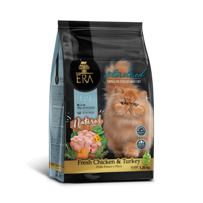 ERA GF STERILISED ADULT KURCZAK&INDYK 6 KG