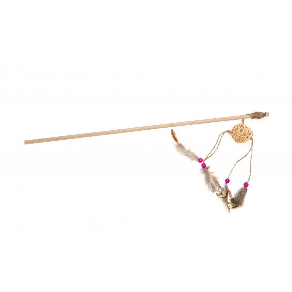 ECOMFY ZABAWKA GAIA WĘDKA RATTAN KORALIKI 50CM ECOMFY ZABAWKA GAIA WĘDKA RATTAN KORALIKI 50CM