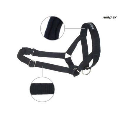 AMIPLAY HALTER BASIC M CZARNY