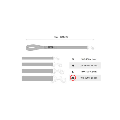 AMIPLAY SMYCZ EASY FIX BASIC XL CZARNY