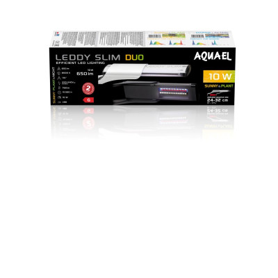 AQUAEL LEDDY SLIM DUO 10W SUNNY PLANT&NIGHT BIAŁA