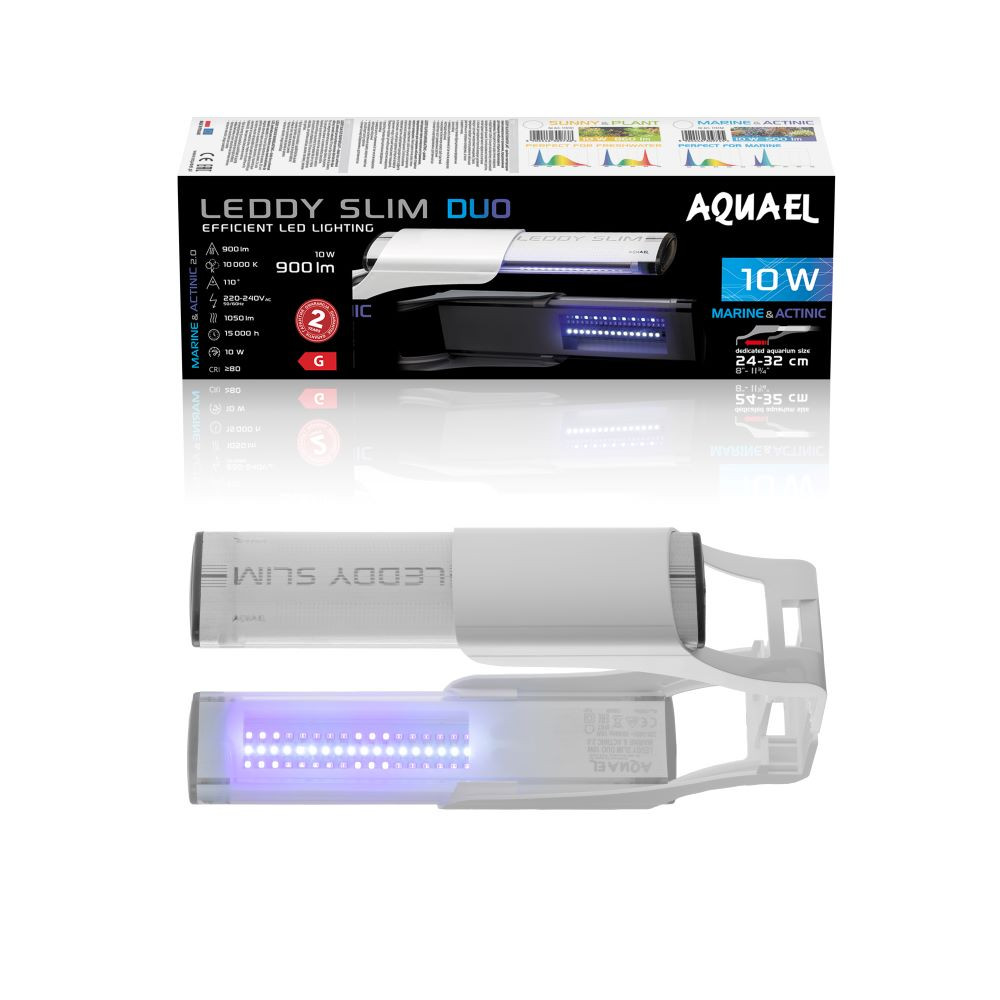 AQUAEL LEDDY SLIM DUO 10W MARINE&ACTINIC BIAŁA 2.0 AQUAEL LEDDY SLIM DUO 10W MARINE&ACTINIC BIAŁA 2.0