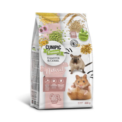 CUNIPIC PREMIUM HAMSTER&GERBIL 600G