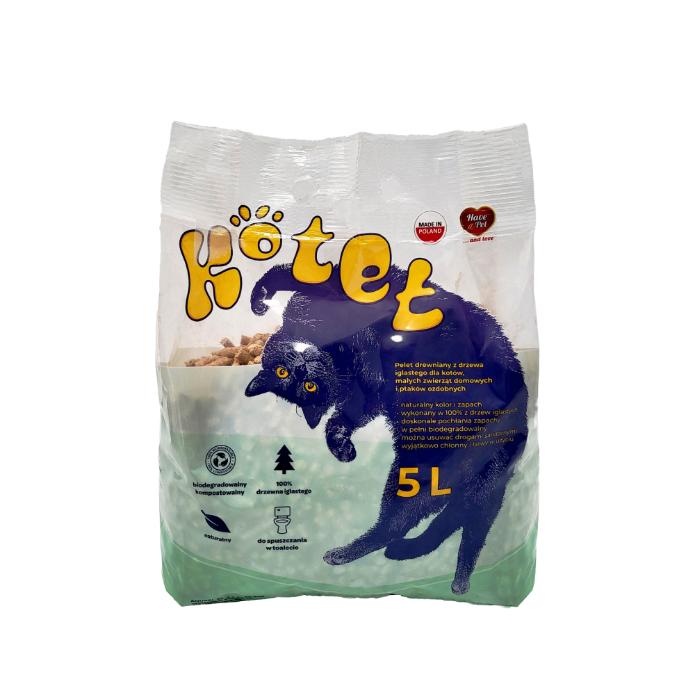 HAVE A PET ŻWIR KOTEŁ DREWNIANY 5L HAVE A PET ŻWIR KOTEŁ DREWNIANY 5L