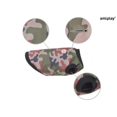 AMIPLAY KURTKA PUCHOWA BRONX 25 CM CHIHUAHUA MORO
