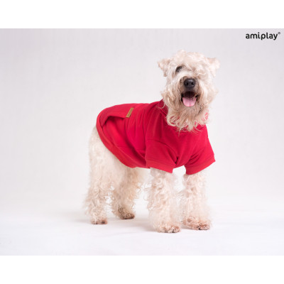 AMIPLAY BLUZA Z KAPTUREM TEXAS 40 CM MINIATURE SCHNAUZER RÓŻOWY