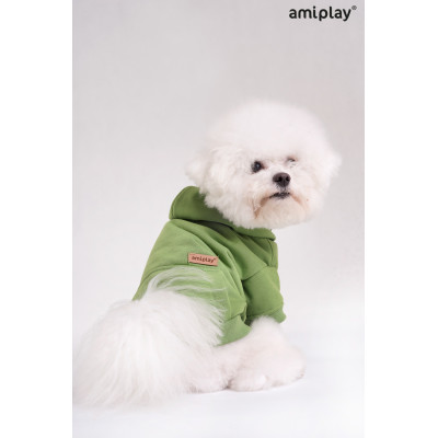 AMIPLAY BLUZA Z KAPTUREM TEXAS 35 CM MALTESE RÓŻOWY