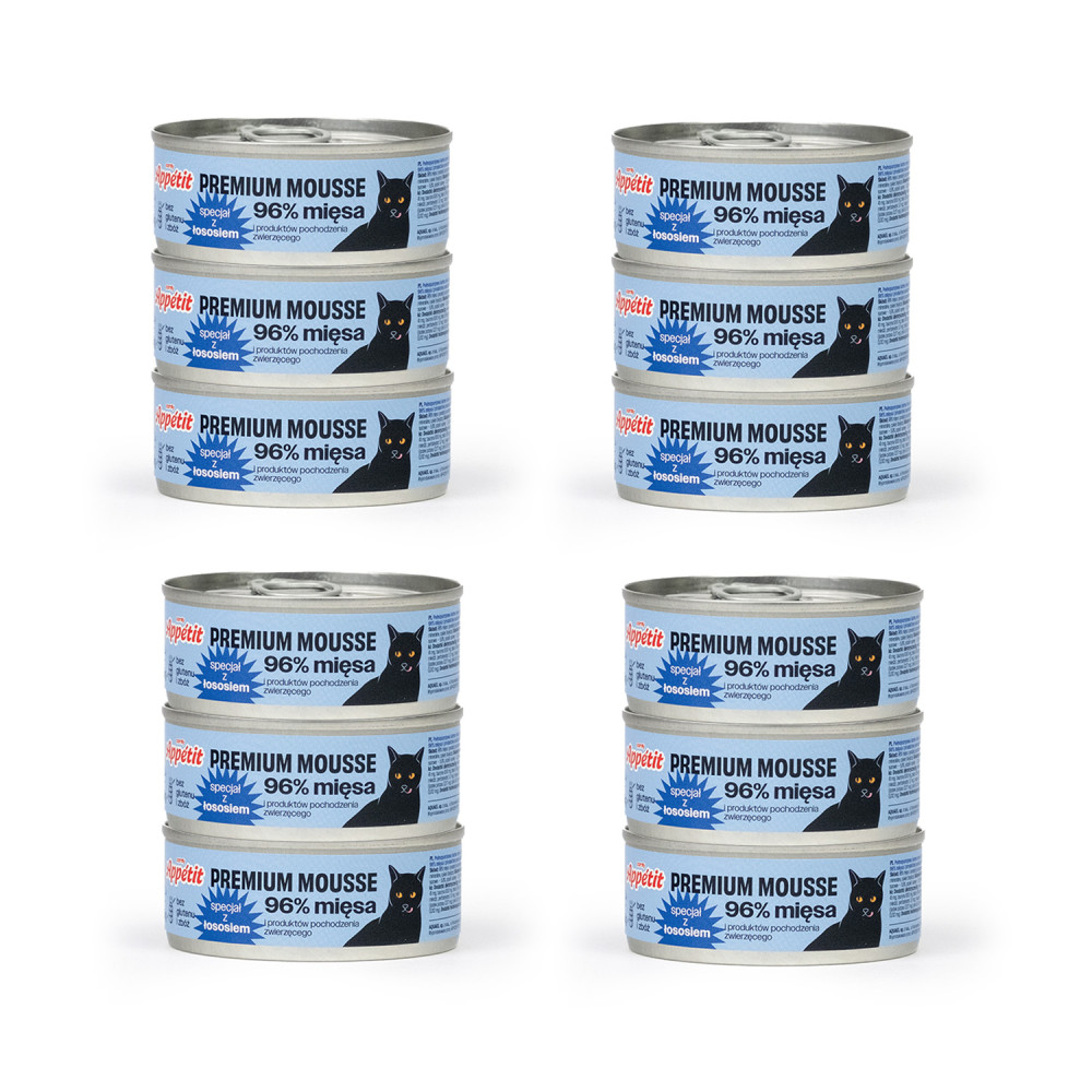 MOKRA KARMA COMFY APPETIT PREMIUM MOUSSE ŁOSOŚ 12X85G MOKRA KARMA COMFY APPETIT PREMIUM MOUSSE ŁOSOŚ 12X85G