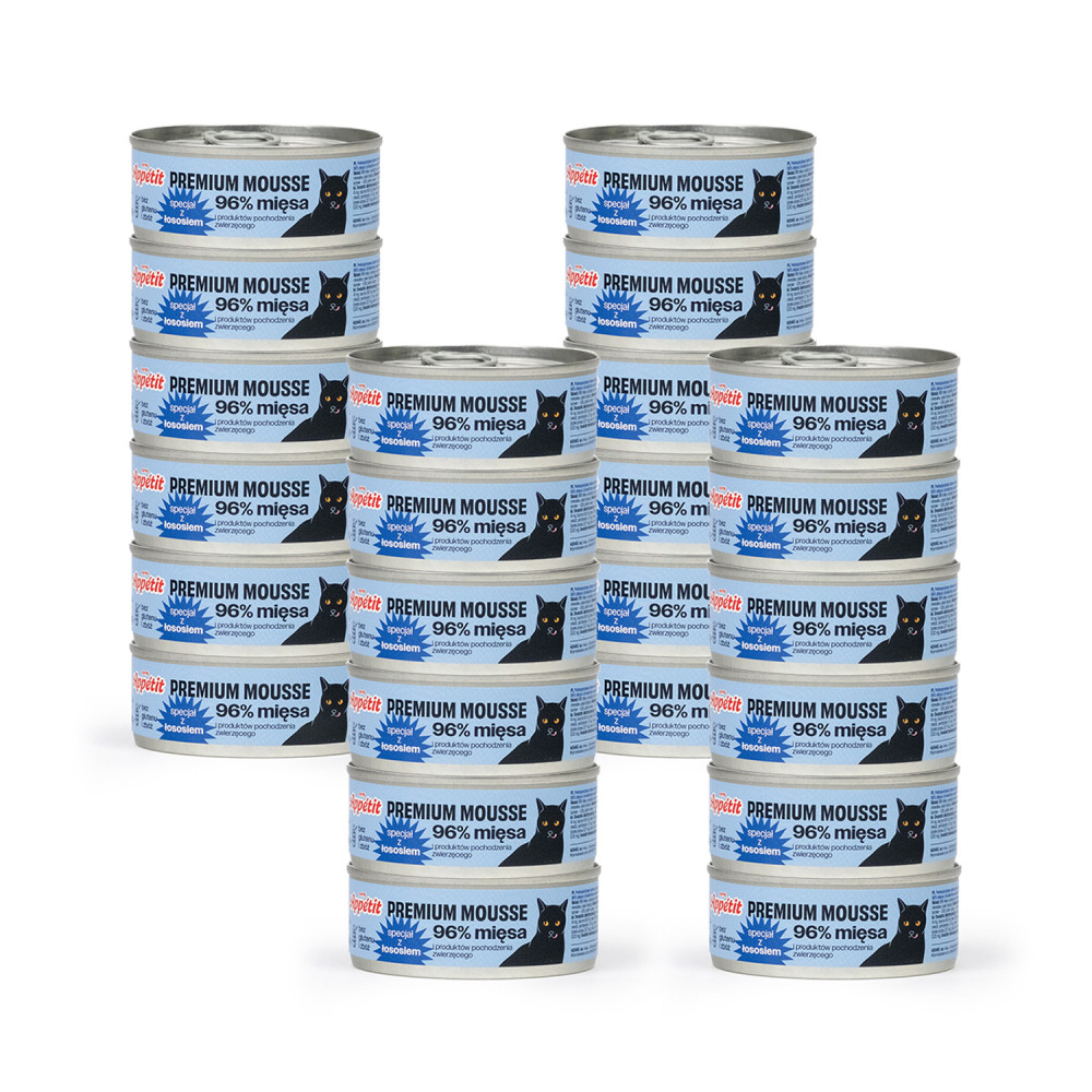 MOKRA KARMA COMFY APPETIT PREMIUM MOUSSE ŁOSOŚ 24X85G MOKRA KARMA COMFY APPETIT PREMIUM MOUSSE ŁOSOŚ 24X85G