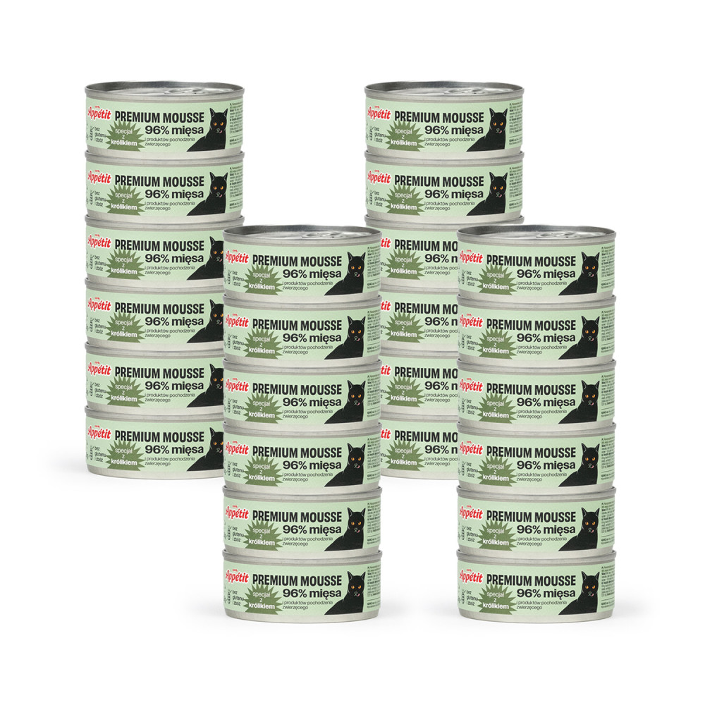 MOKRA KARMA COMFY APPETIT PREMIUM MOUSSE KRÓLIK 24X85G MOKRA KARMA COMFY APPETIT PREMIUM MOUSSE KRÓLIK 24X85G