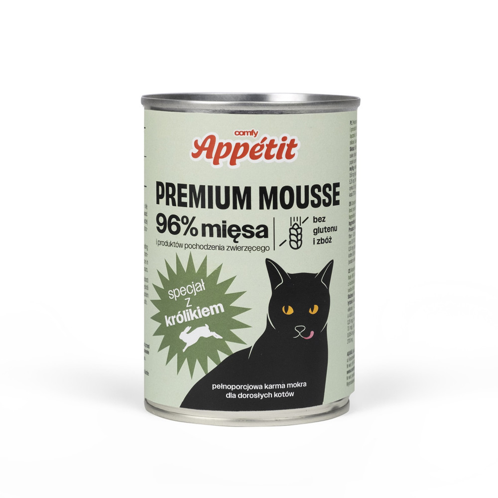 COMFY APPETIT PREMIUM MOUSSE KRÓLIK 400G COMFY APPETIT PREMIUM MOUSSE KRÓLIK 400G