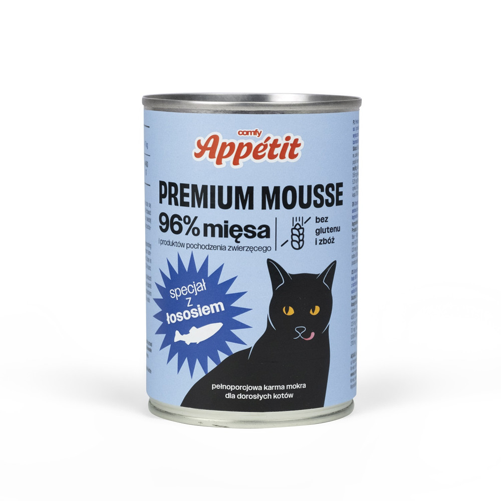 COMFY APPETIT PREMIUM MOUSSE ŁOSOŚ 400G COMFY APPETIT PREMIUM MOUSSE ŁOSOŚ 400G