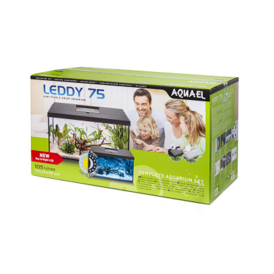 AQUAEL ZESTAW LEDDY PLUS 75 D&N CZARNY 2.0