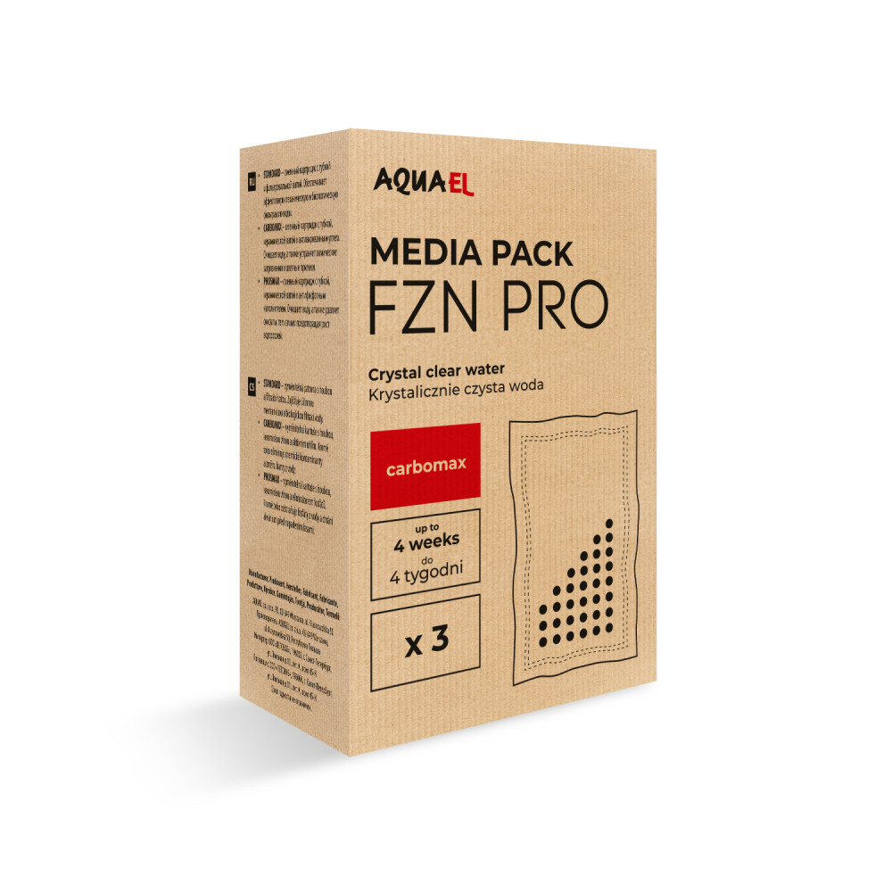 AQUAEL MEDIA PACK FZN PRO CARBON 3SZT AQUAEL MEDIA PACK FZN PRO CARBON 3SZT