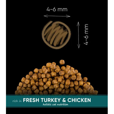 SAVORY KARMA SUCHA DLA KOCIĄT Z KURCZAKIEM I INDYKIEM 2 KG