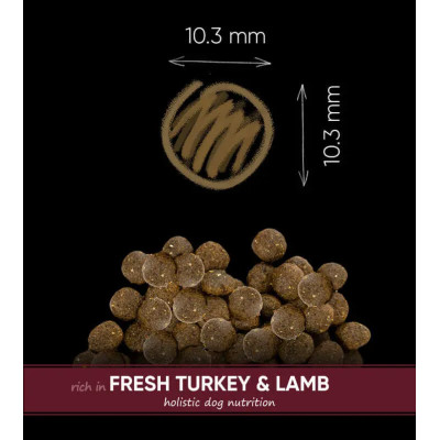 SAVORY KARMA SUCHA Z INDYKIEM I JAGNIĘCINĄ DLA PSÓW DOROSŁYCH MAŁYCH RAS 1 KG