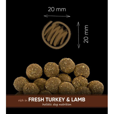 SAVORY KARMA SUCHA Z INDYKIEM Z JAGNIĘCINĄ DLA PSÓW DOROSŁYCH DUŻYCH RAS 3 KG