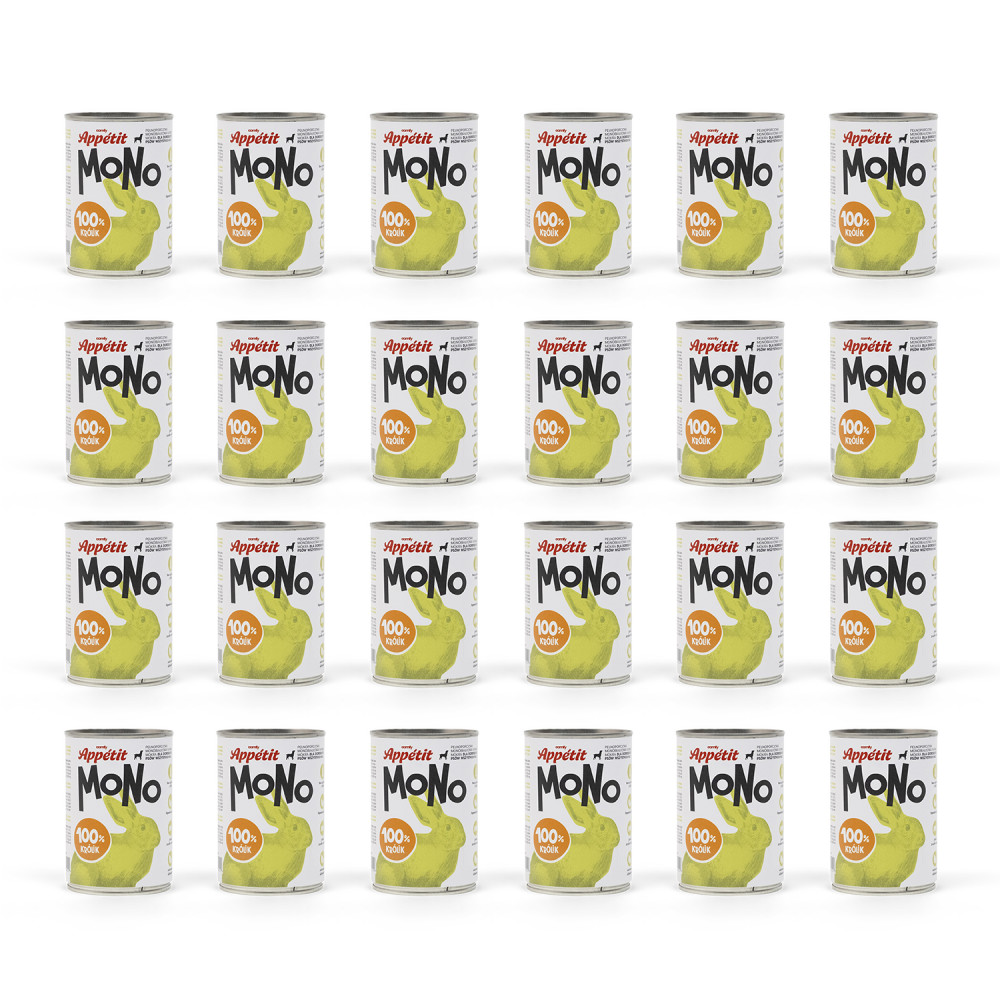PAKIET COMFY APPETIT MONO KRÓLIK 24X400G