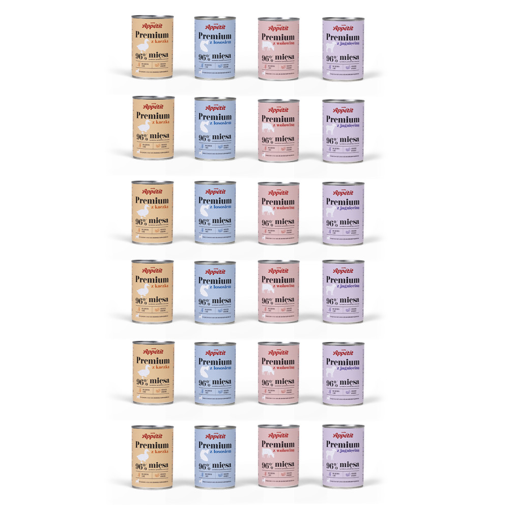 PAKIET MOKRA KARMA DLA PSA COMFY APPETIT PREMIUM MIX SMAKÓW 24X400G PAKIET MOKRA KARMA DLA PSA COMFY APPETIT PREMIUM MIX SMAKÓW 24X400G