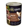 SAVORY KARMA MOKRA Z KACZKĄ DLA WYBREDNYCH PSÓW WSZYSTKICH RAS 400 G