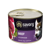 SAVORY KARMA MOKRA Z WOŁOWINĄ DLA WYBREDNYCH DOROSŁYCH PSÓW WSZYSTKICH RAS 200 G