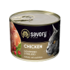 SAVORY PASZTET Z KURCZAKIEM DLA KOTÓW STERYLIZOWANYCH 200 G