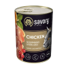 SAVORY PASZTET Z KURCZAKIEM DLA KOTÓW STERYLIZOWANYCH 400 G
