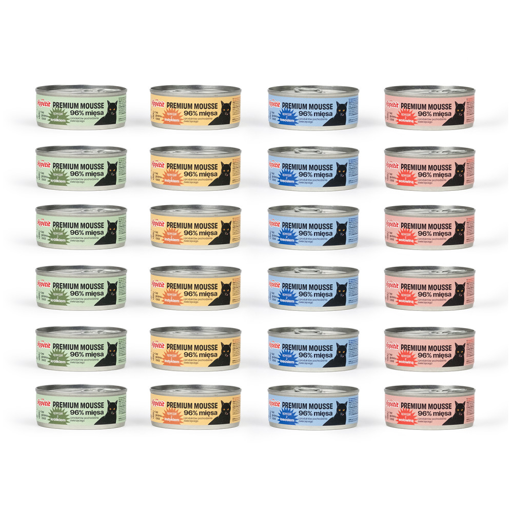 PAKIET COMFY APPETIT PREMIUM MOUSSE MIX 24X85G