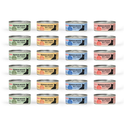 PAKIET COMFY APPETIT PREMIUM MOUSSE MIX 24X85G