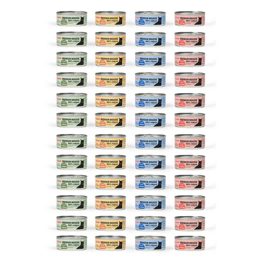 PAKIET COMFY APPETIT PREMIUM MOUSSE MIX 48X85G